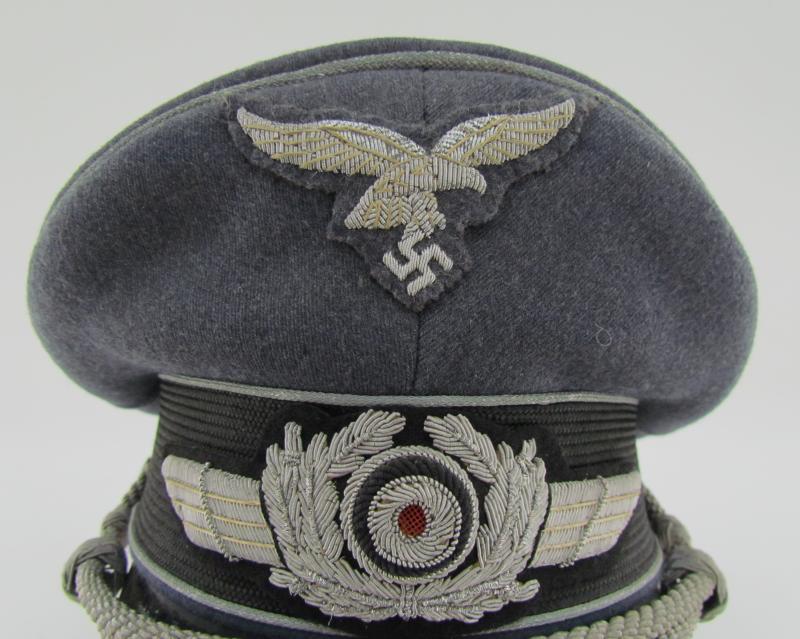 Luftwaffe Officer Visor cap ‘Schirmmütze’ by Erel ( Rare )
