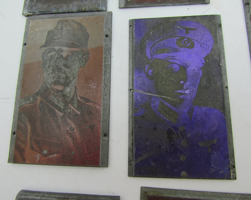 24x Original German Newspaper Photo “Druckplatte” (printing plate)