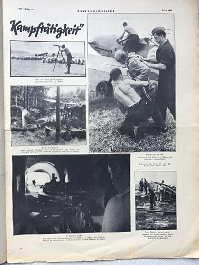 German WW2 Magazine 'Illustrierter Beobachter' Nov. 1939