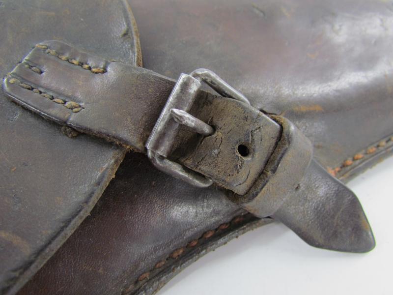 WW1 Hardshell P08 Luger Holster Dated 1915