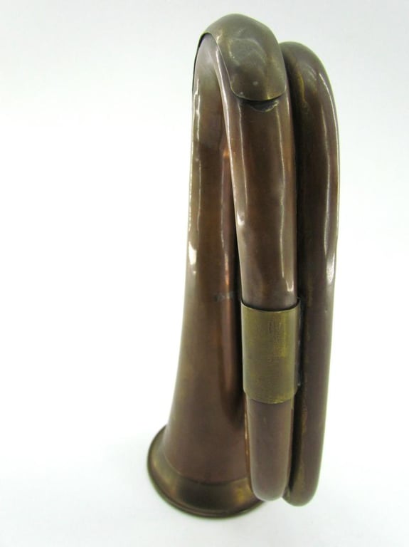 British WWII 23rd Royal Welsh Fusiliers Signalling Bugle