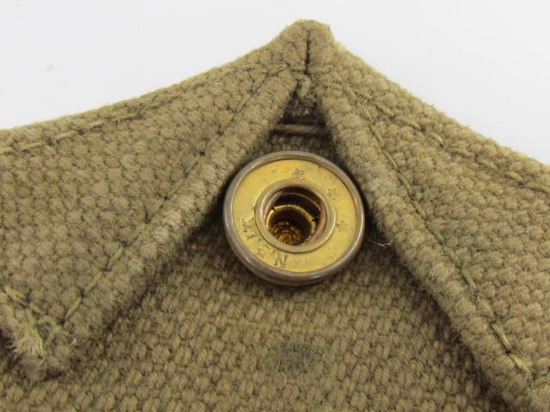 British WWII Wire Cutter in ( Blancoed ) Webbing Cover