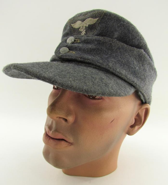 Luftwaffe Wool M43 EM/NCO Cap RB Numbered and dated 03-45