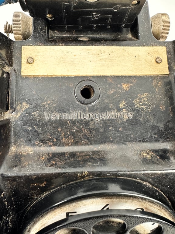 Wehrmacht "Bakelite" Field Telephone with Dial 1942