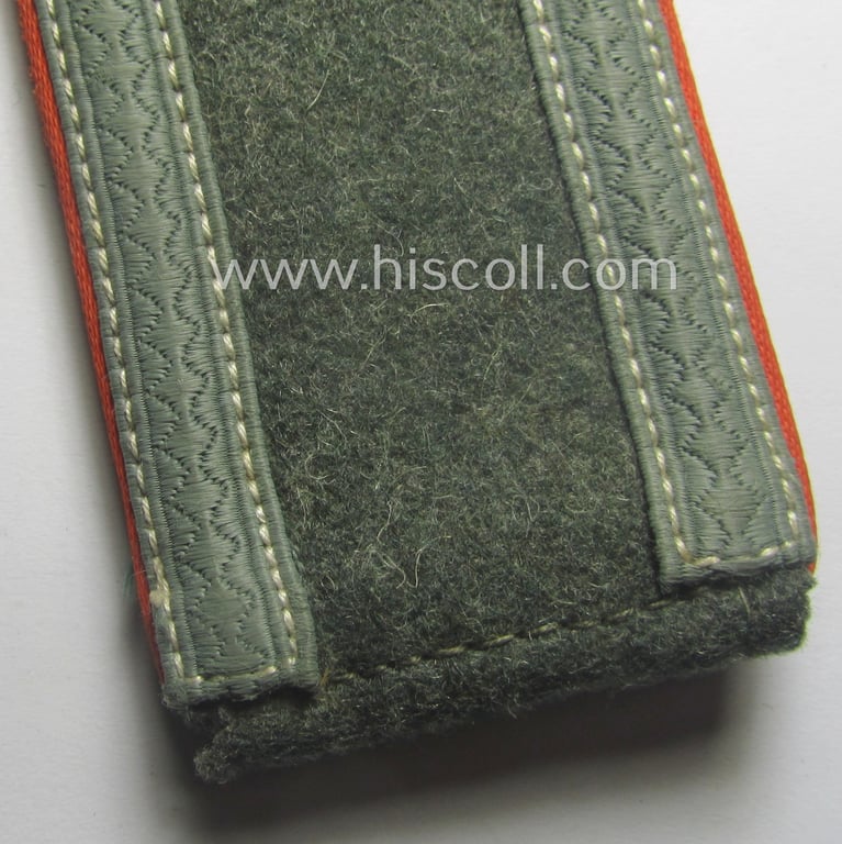 Single, 'M41 o. M43'-pattern WH (Heeres) NCO-type shoulderstrap: 'Uffz. der Feldgendarmerie-Trpn.'