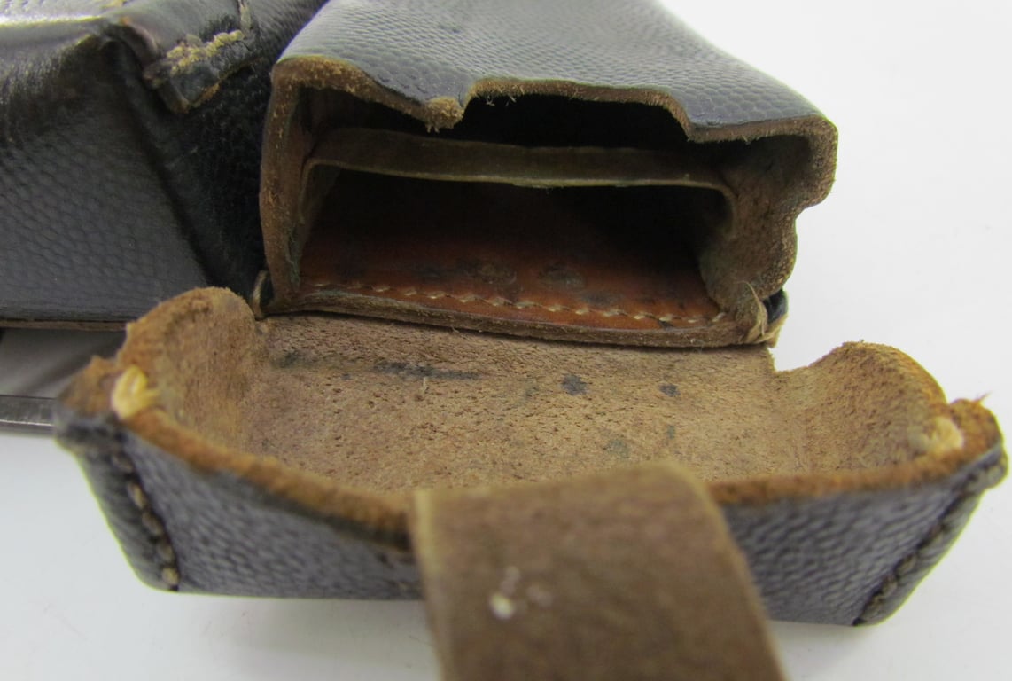 Matching Pair of K98 Ammunition Pouches - RB Numbered “0/0396/0027”