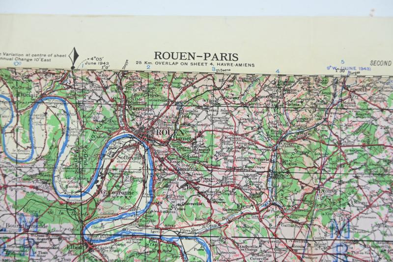 British WW2 Mapcase of Capt. Harris RASC