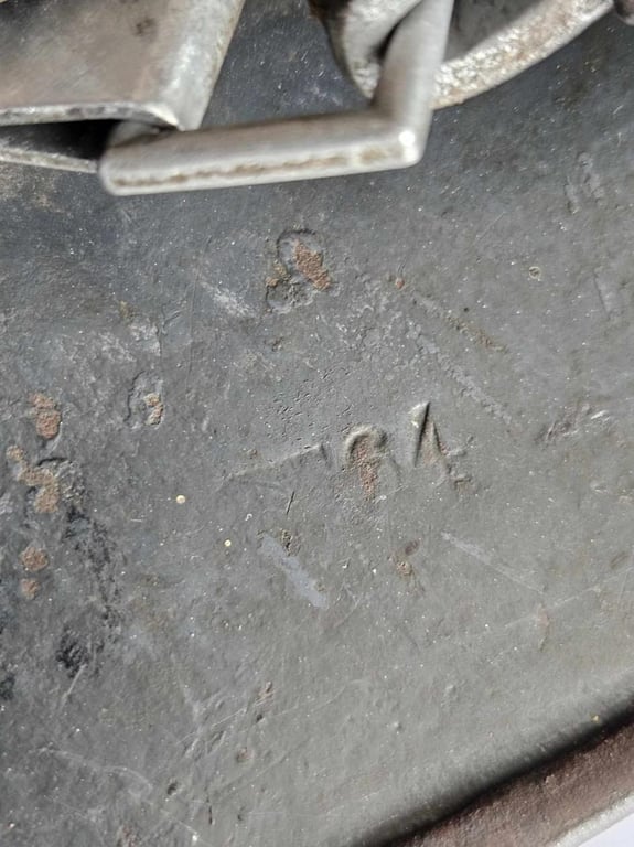 Early M35 Luftwaffe DD Helmet With Droop Tail Eagle ET64