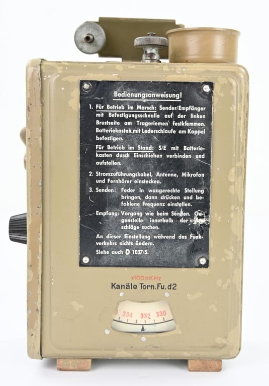 German WH Kleinfunksprecher D (Kl.Fu.Spr.D) 'Dorrette'