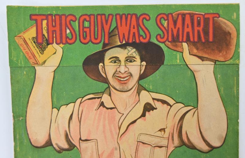 Japanese WW2 Propaganda Leaflet "That guy was Smart'