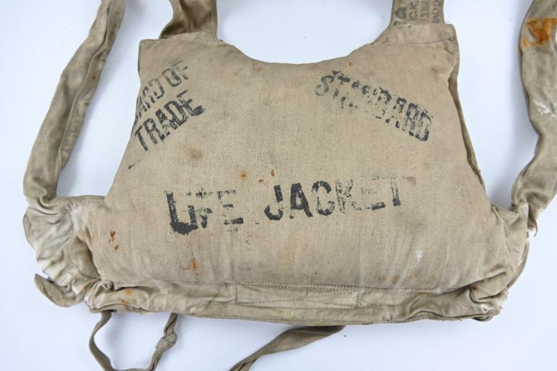 British WW2 Navy Life Jacket 'Board of Trade'