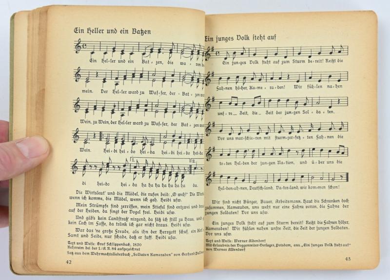 German NSDAP Songbook '7. Armeekorps'