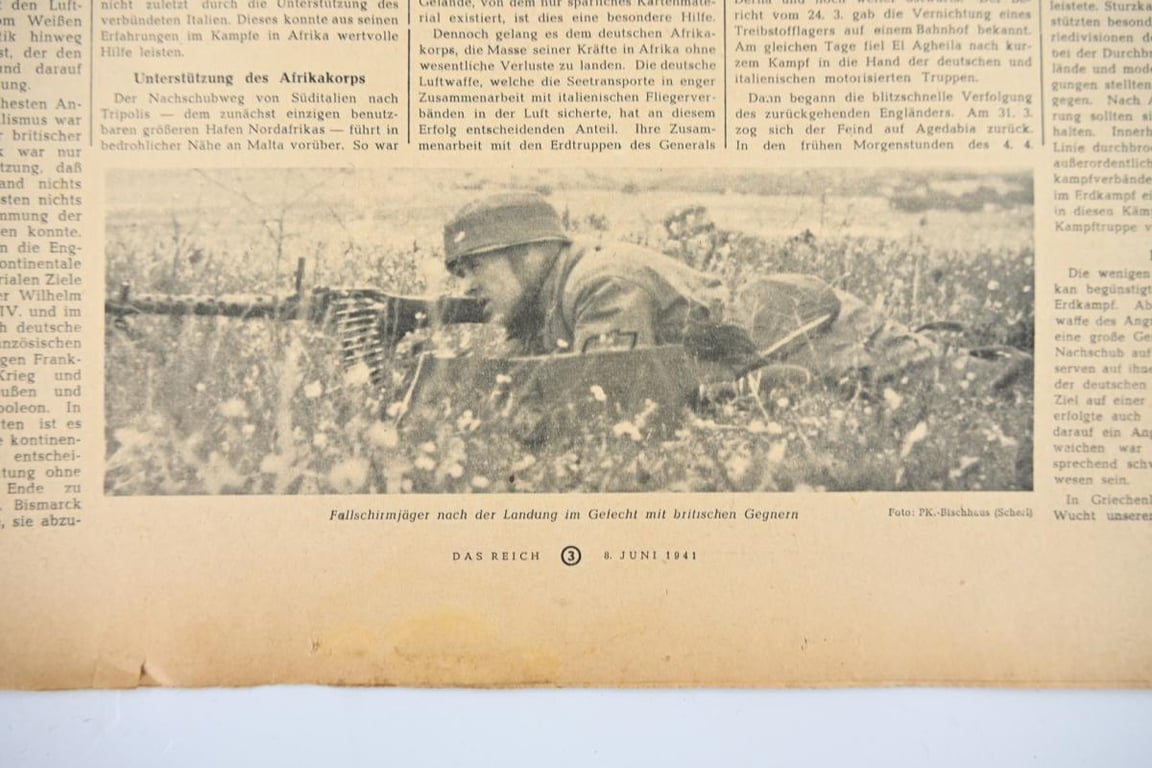 German Newspaper “Das Reich” 8 June 1941