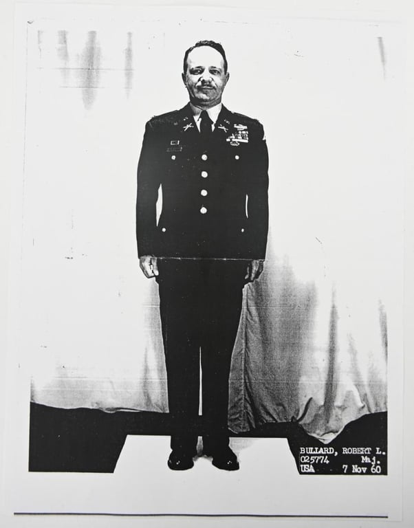 US WW2 1st Infantry Division Named Grouping 'Major Robert Lee Bullard III'
