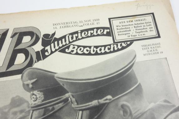 German Magazine Illustrierter Beobachter 23 November 1939