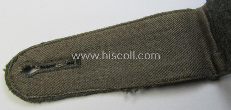 Attractive - albeit regrettably single! - mid- (ie. early-) war-period so-called: 'M41/M43'-pattern, WH (Heeres) EM-type shoulderstrap as was intended for a: 'Soldat eines Infanterie-Regiments'