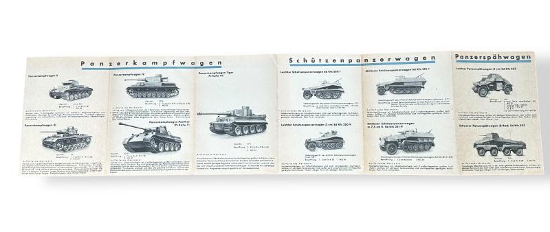 Recognition cards 'Panzer-Erkennungstafel'