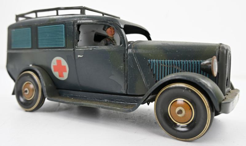 German WW2 Tippco Haußer Tinplate Wehrmacht Ambulance