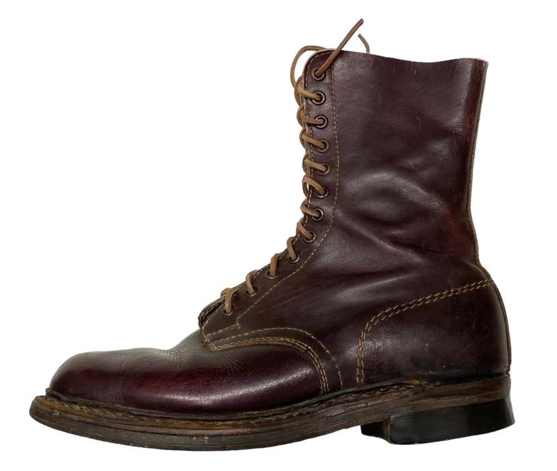 2nd Model Fallschirmjäger Jumpboots in Brown (!) Leather