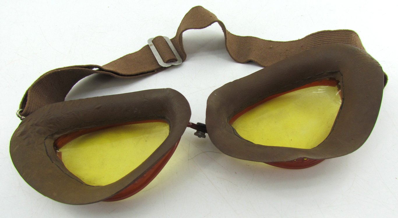 1930s–1940s Motorcycle / Protective Goggles – Kradmelder Style