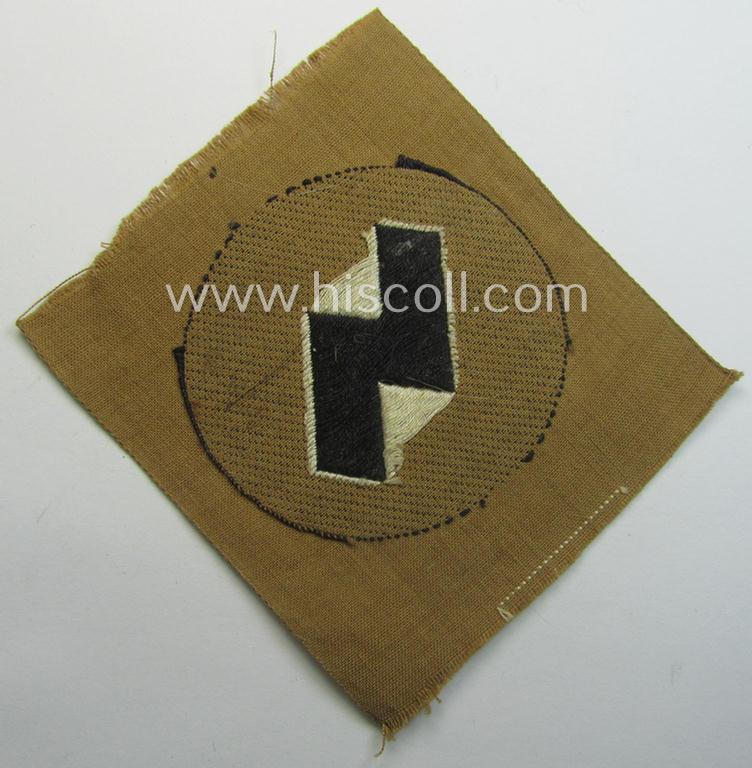 DJ (ie. 'Deutsches Jungvolk') arm-badge as was specifically intended for usage by a member who served within the: 'Oberbann 5'