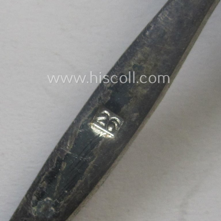 'Eisernes Kreuz 1. Klasse' (ie. Iron Cross 1st Class) being a maker- (ie. '26'-) marked example as was produced by the company: 'B.H. Mayer's Kunstprägeanstalt'