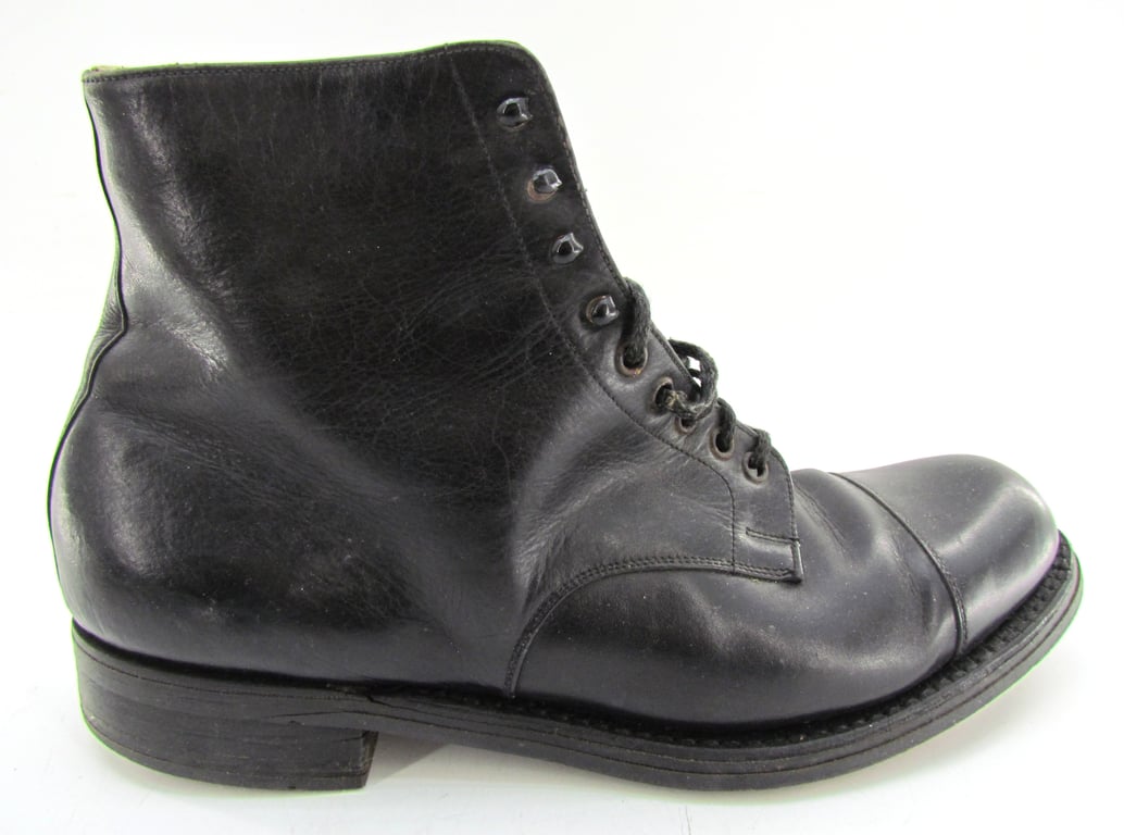German Officer's Private Purchase Dress Ankle Boots – 1930s/1940s Style