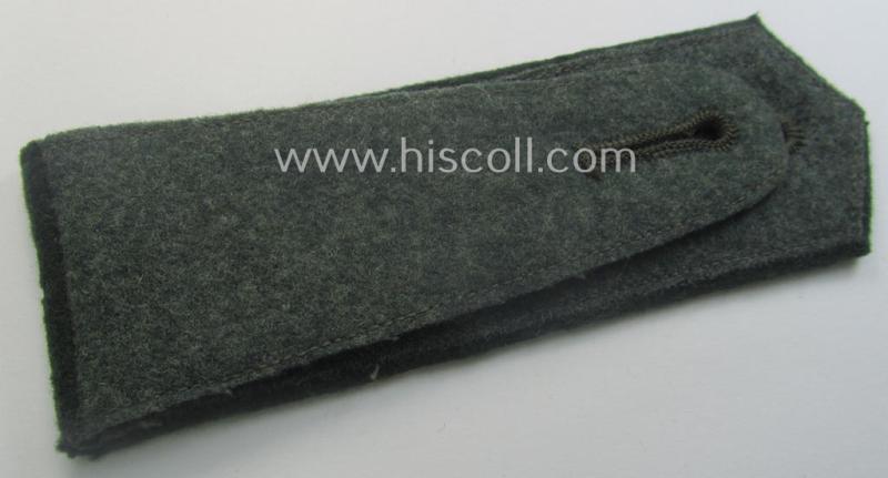 Single, WH (Heeres) EM-type 'cyphered' shoulderstrap: 'Soldat des Nachrichten-Abteilungs 16'