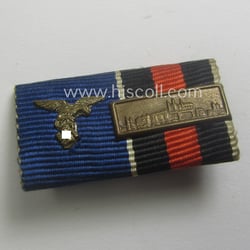 2-pieced, WH (Luftwaffe) ribbon-bar (ie. 'Band- o. Feldspange')...