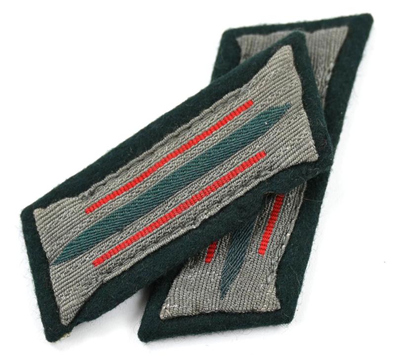 German WH EM Artillery Collar Tabs