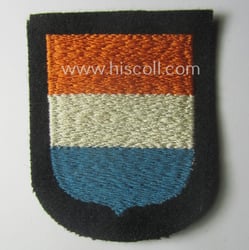 Dutch, Waffen-SS 'volunteer' arm-shield as was specifically intended...