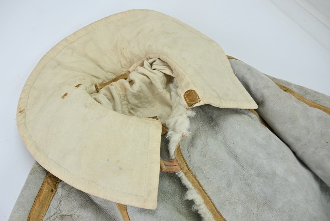 German Luftwaffe Winter Fur Sheepskin Jacket
