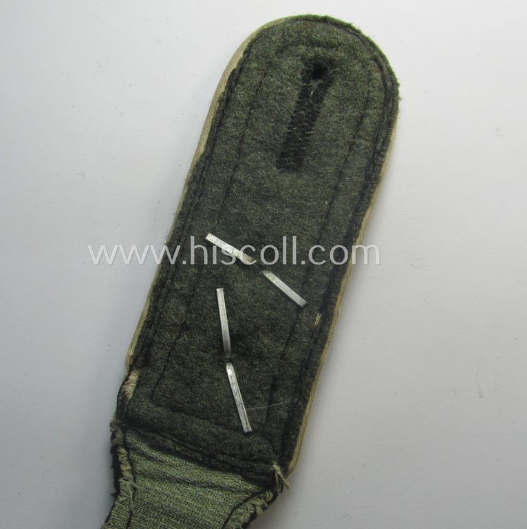 Single, Waffen-SS NCO-type shoulderstrap: 'SS-Hauptscharführer' who served within the: 'SS-Infanterie-Trpn.'