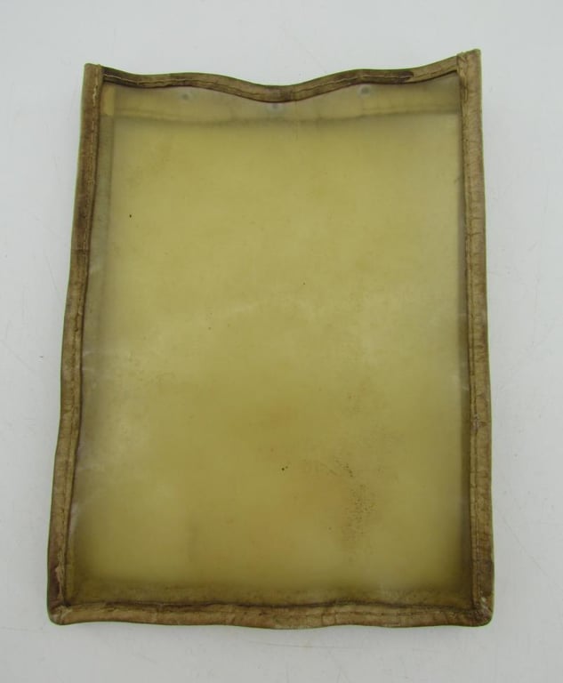 German Brown Leather Map Case with insert