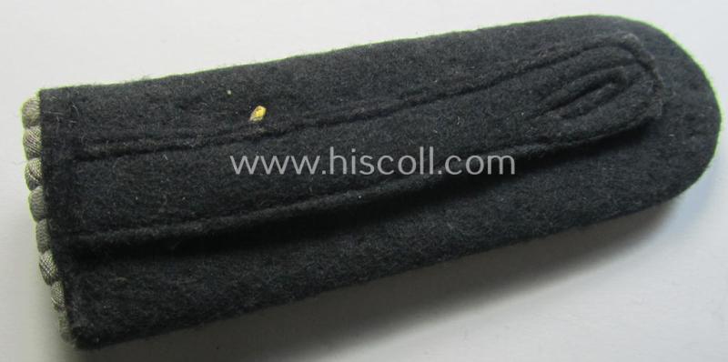 Single, WH (Heeres), 'cyphered' officers'-type shoulderboard: 'Oberleutnant u. Mitglied des Eisenbahn-Pioniere-Abtlgs. 7'