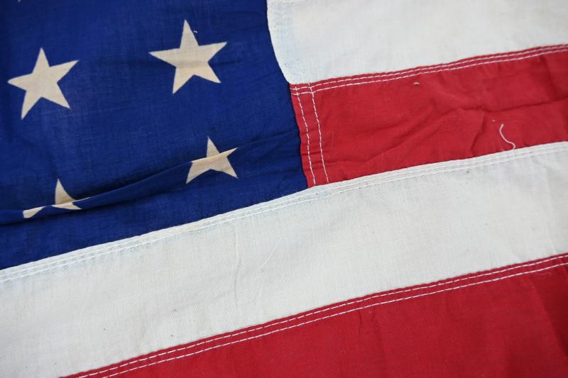 US WW2 48 Star Stars and Stripes Flag