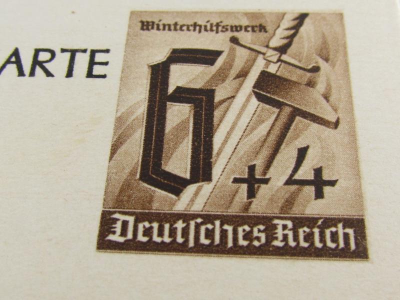 (Postcard) Winterhilfswerk (WHW) Kämpfen Arbeiten Opfern