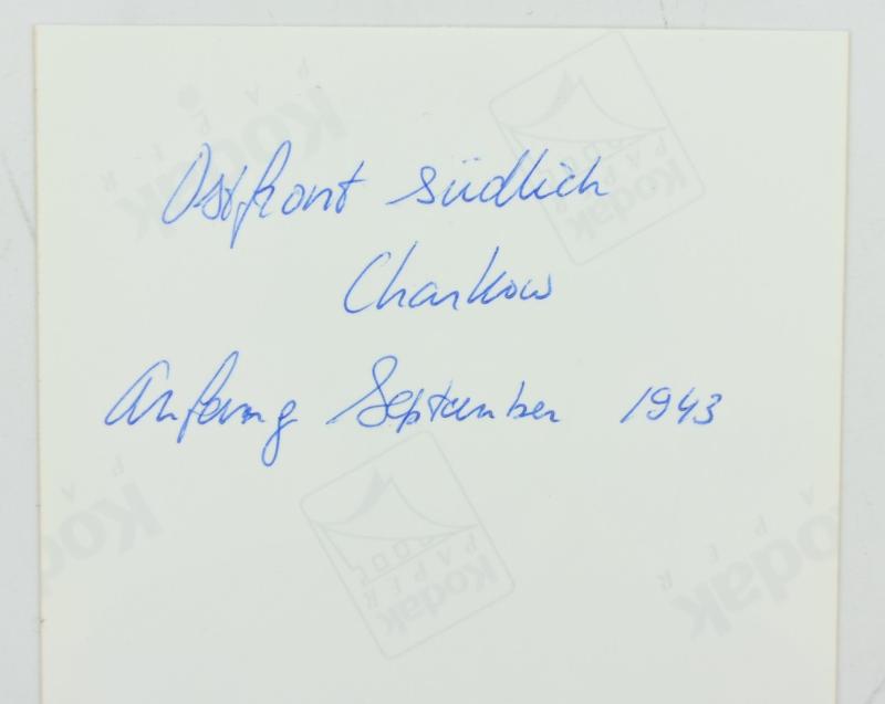 Signature of Waffen-SS KC Recipient 'Johannes Göhler'