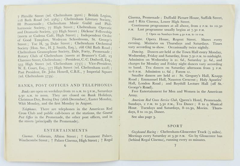 US WW2 British City Guide for the US Armed Forces