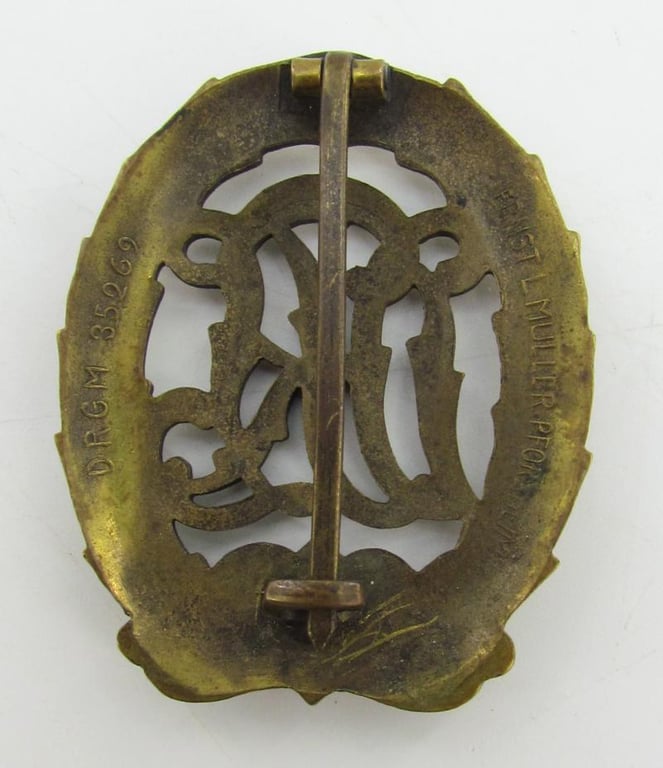 DRL Sports Badge in Bronze ( Ernst L. Müller )