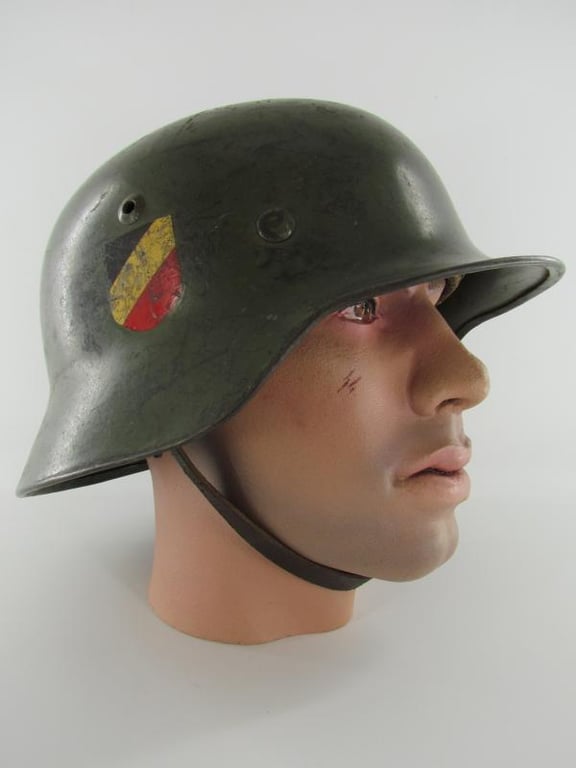 Wehrmacht Heer M35 Applegreen Double Decal Helmet