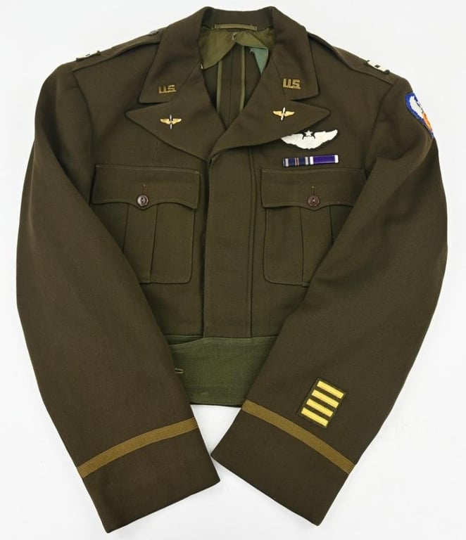 USAAF WW2 Officer /Pilot Ike Jacket '9th Airforce'