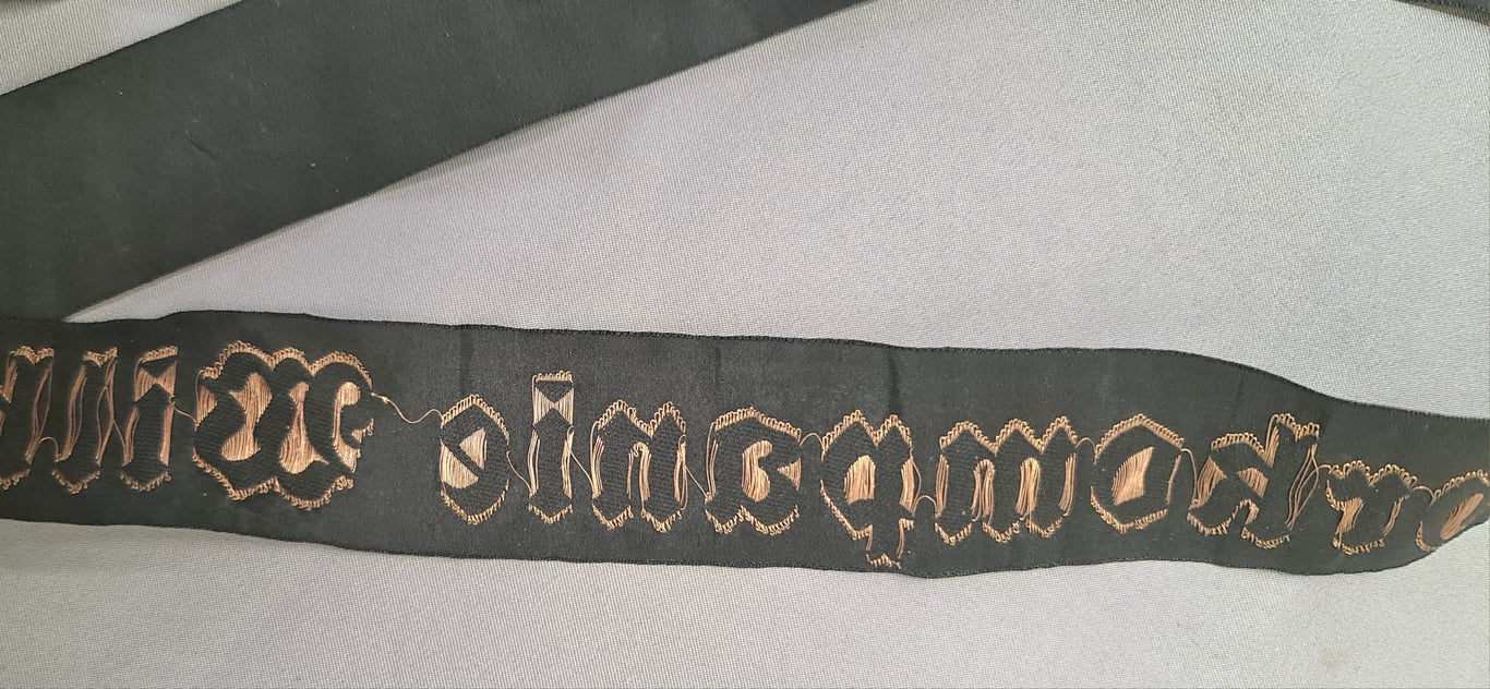 Kriegsmarine "Kraftfahrkompanie Wilhelmshaven" Cap tally