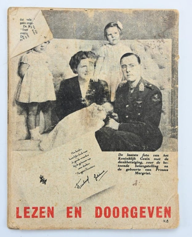 British RAF WW2 Droppingsbooklet 'De Wervelwind'