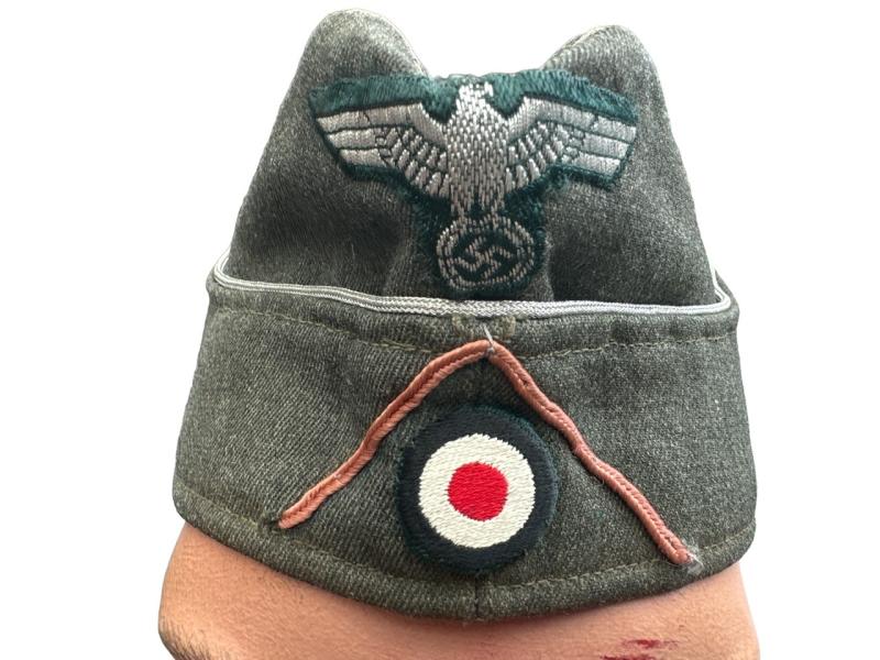 Wehrmacht (Heer) Panzerjäger Officer Overseas Cap