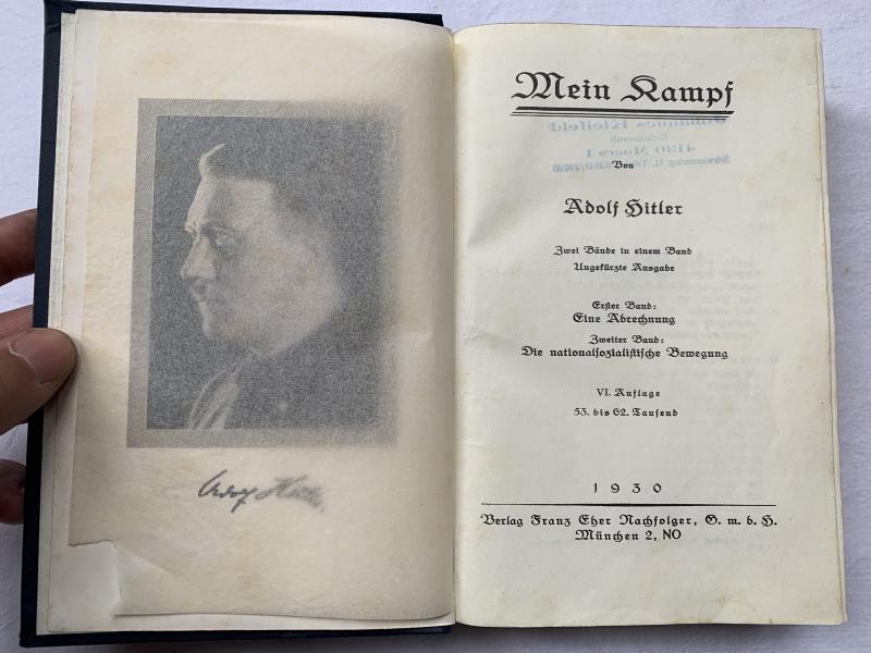 Early-War Adolf Hitler's 'Mein Kampf' -1930-