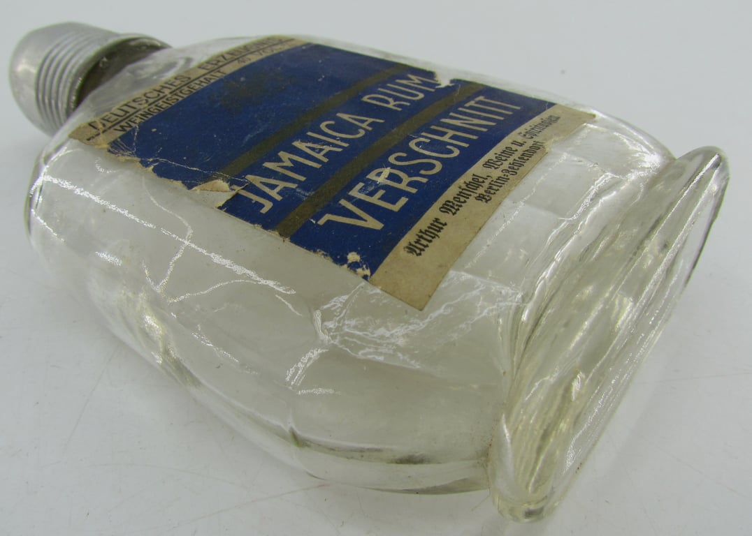 German Jamaica Rum Verschnitt Pocket Bottle – Arthur Mentschel, Berlin-Zehlendorf