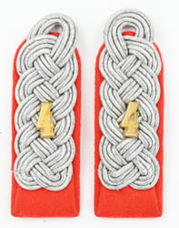 German LW Officer's Shoulderboards  'Artillery Rgt.4'
