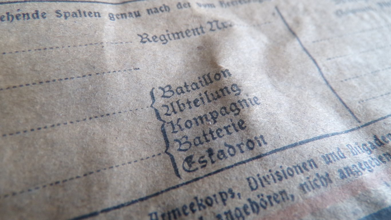 Imperial German WWI Feldpost box