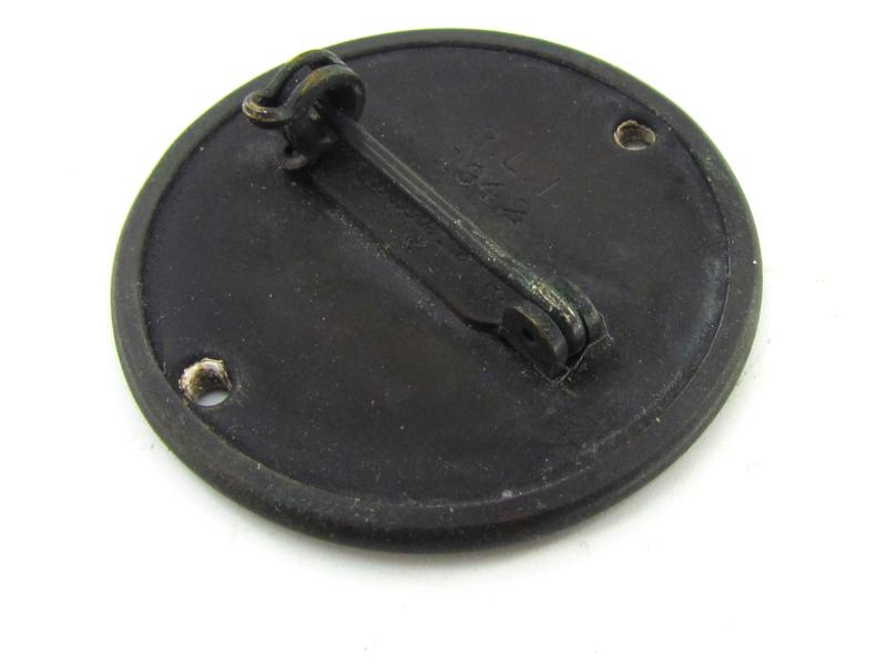 WW2 Radium Luminous Disk (1942 R.L.I.) with Original Leather Pouch